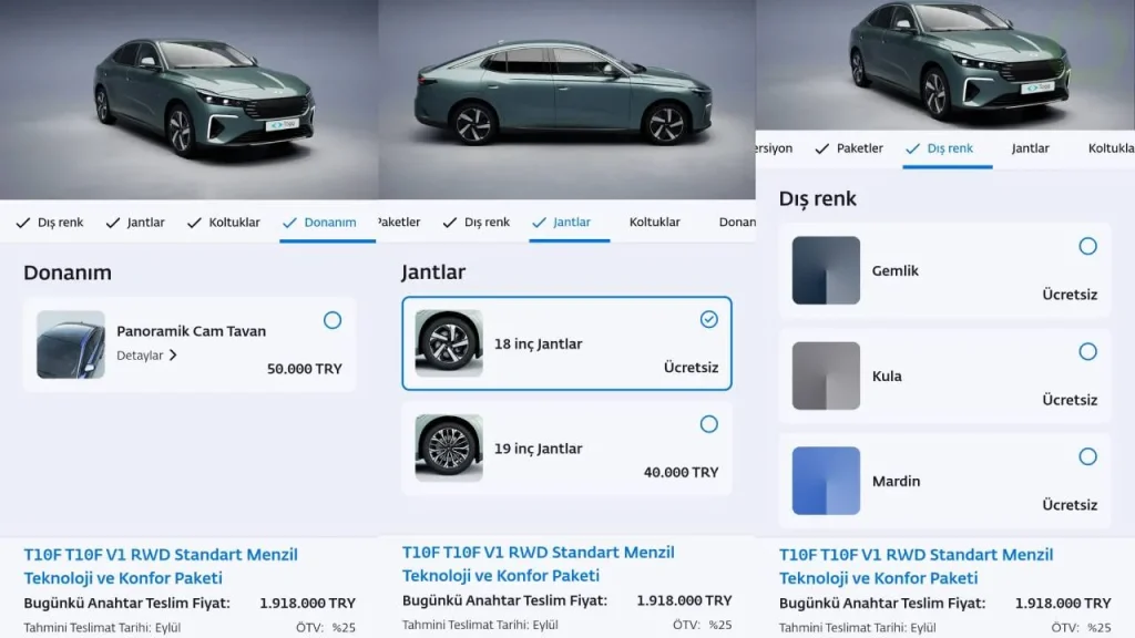 Togg T10F satışa çıktı! İşte fiyatı