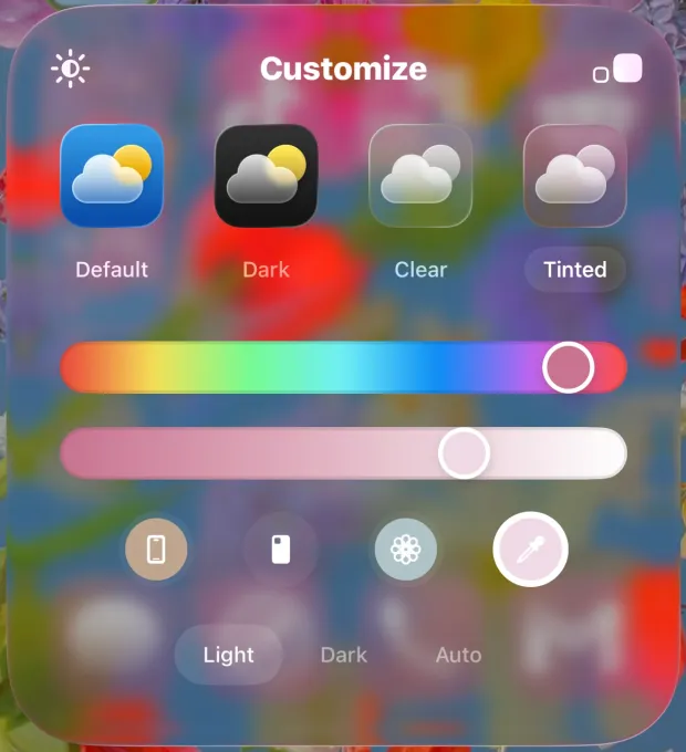 Liquid Glass ile simgeler ve widget’lar şeffaflaşıyor