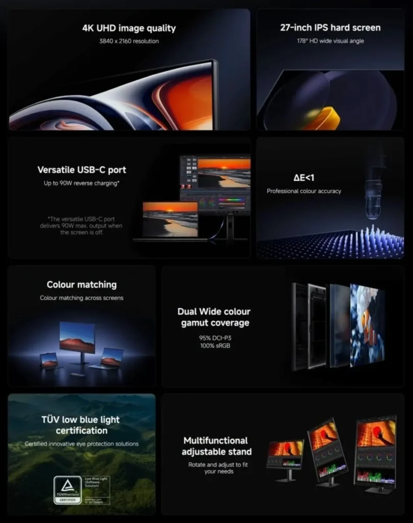 Xiaomi yeni nesil 4K monitörünü duyurdu