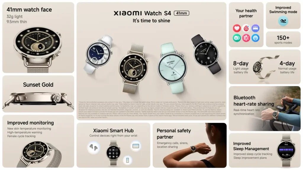 Xiaomi Watch S4 41mm Türkiye’de! İşte fiyatı
