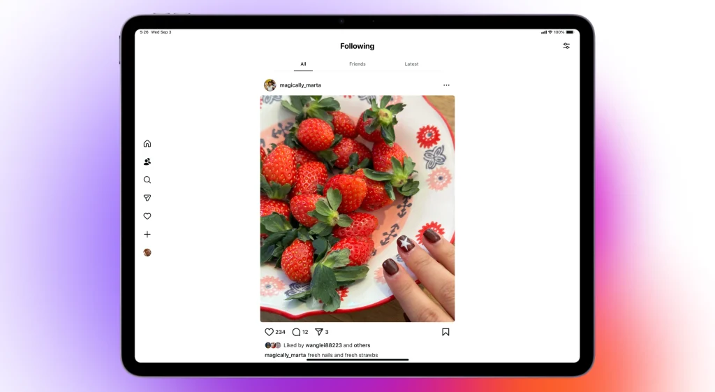 Instagram, kuruluşundan 15 yıl sonra ilk iPad uygulamasını kullanıma sundu