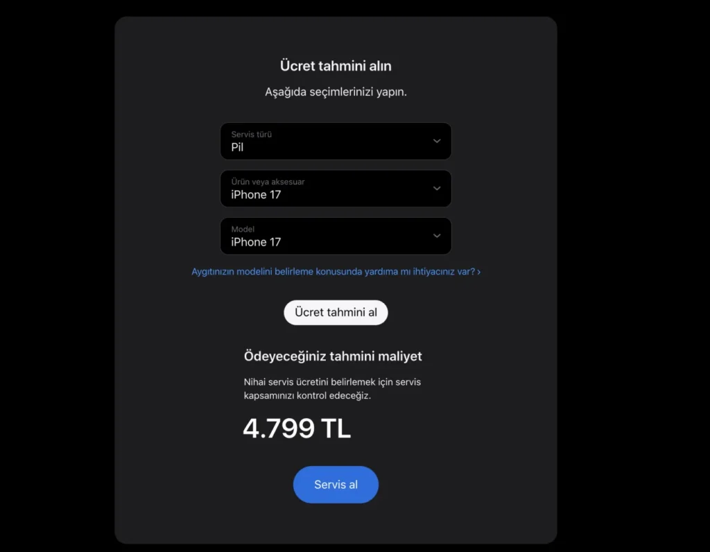 Aman bozmayın: iPhone 17 serisinin tamir ücretleri belli oldu!