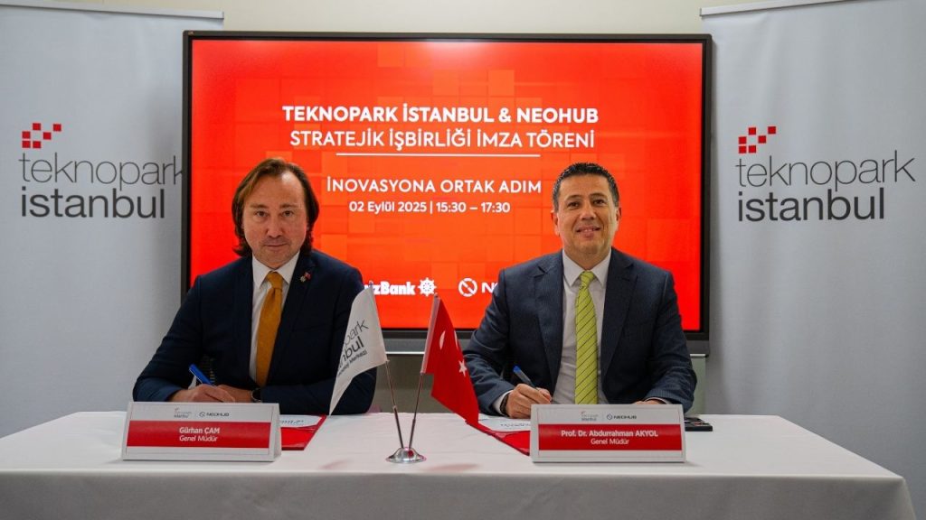 NEOHUB ve Teknopark İstanbul, girişim ekosisteminin gelişmesi için karşılıklı iş birliği yaptı