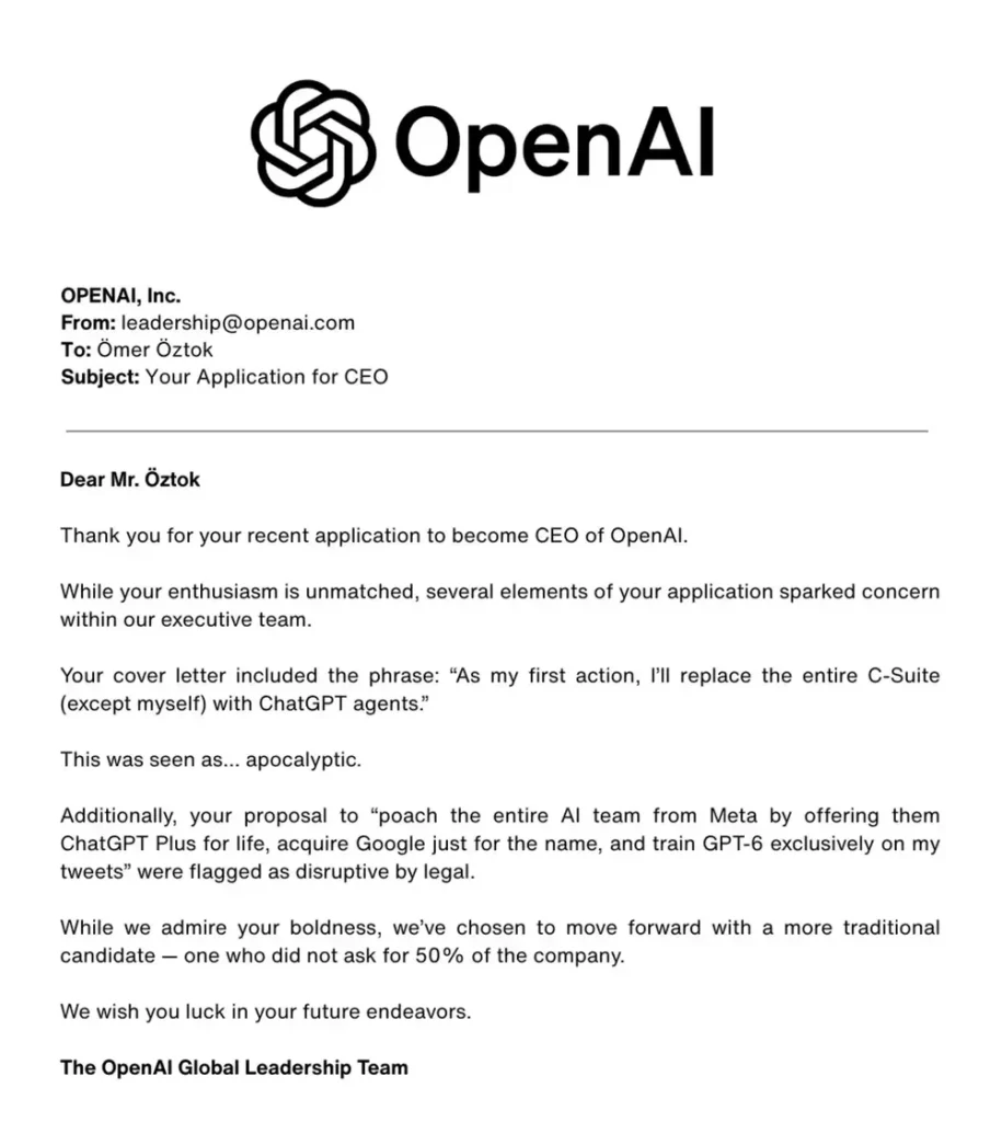 Bu Türk OpenAI’ya CEO olabilir!