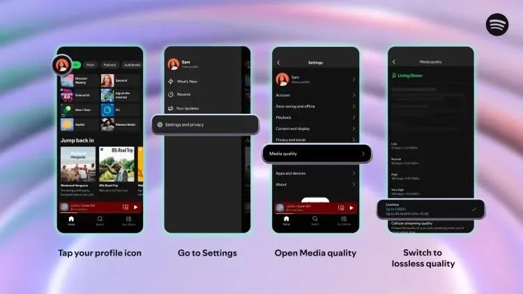 Spotify Premium aboneleri kayıpsız ses akışından faydalanabilecek