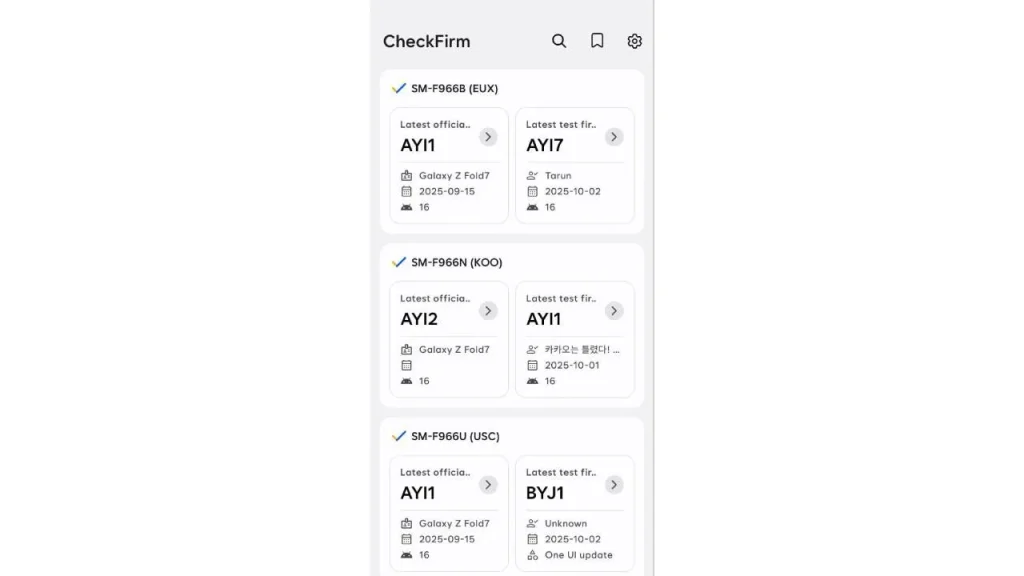 Galaxy Z Fold 7 için One UI 8.5 güncellemesi yayında